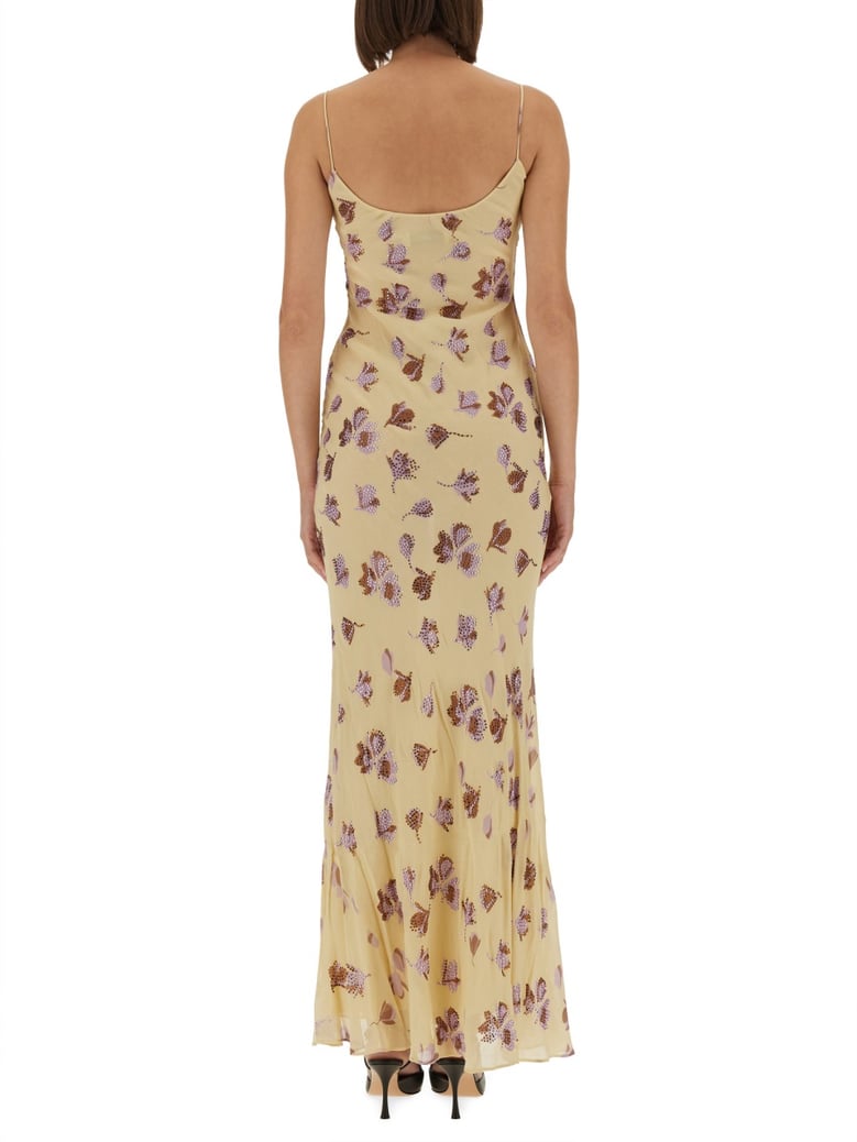 long floral pattern dress by Selfnex
