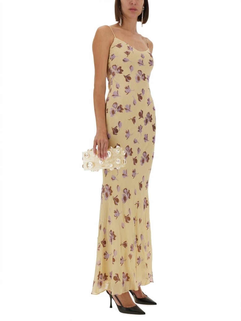 long floral pattern dress by Selfnex