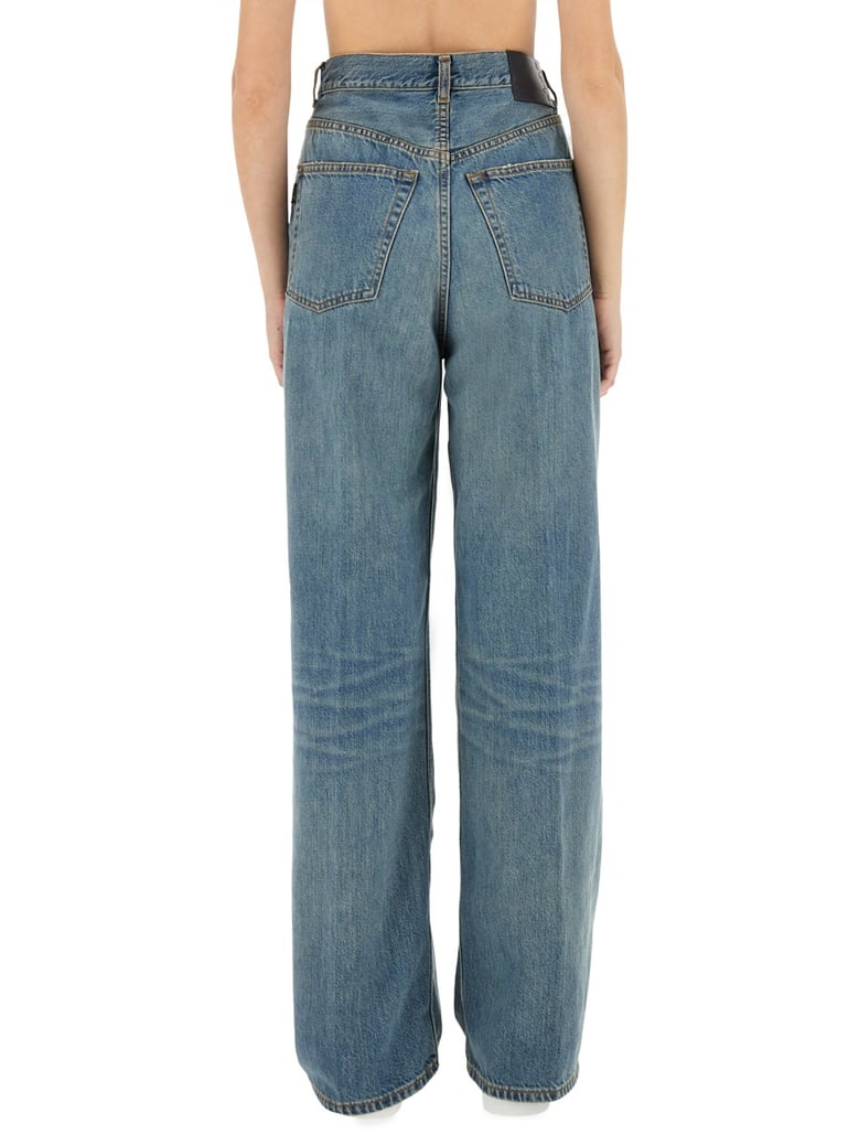 candy wide-leg jeans by Selfnex