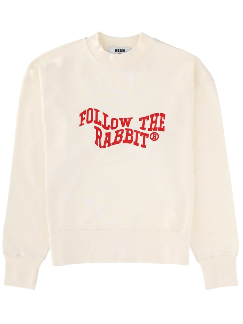 follow the rabbit sweatshirt by Selfnex