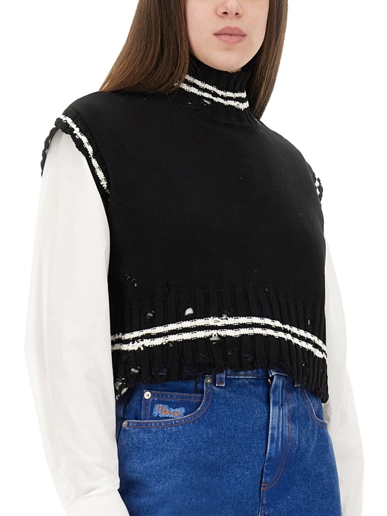 short cotton vest by Selfnex