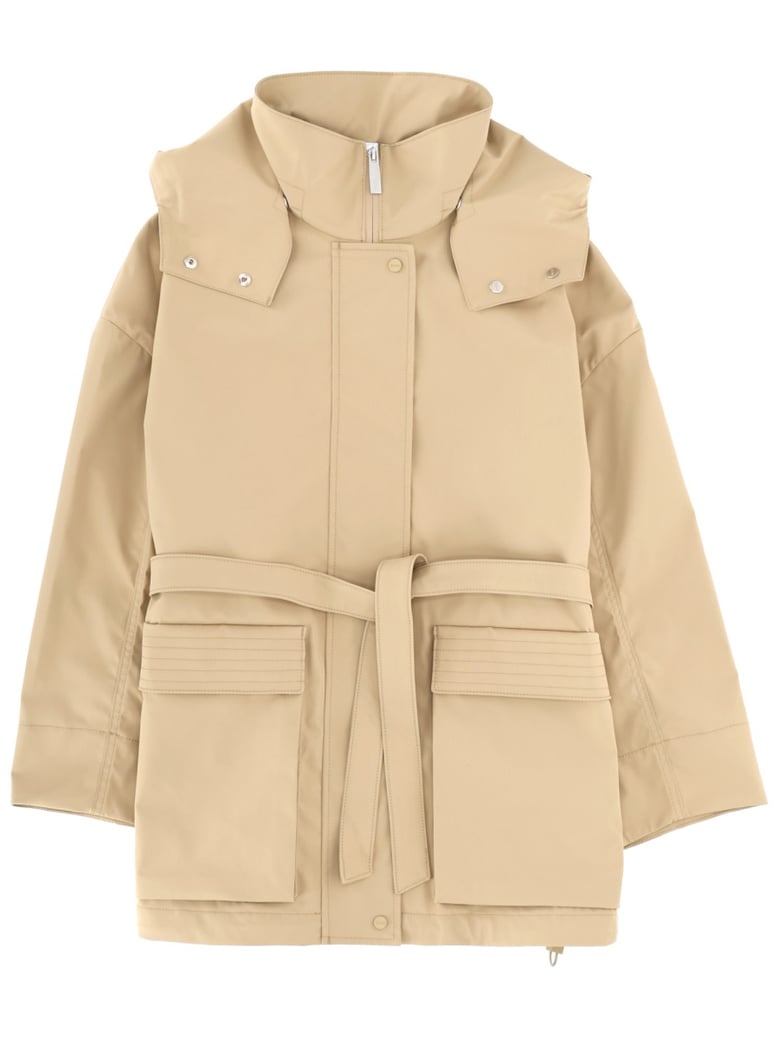 2layer metallic parka by Selfnex
