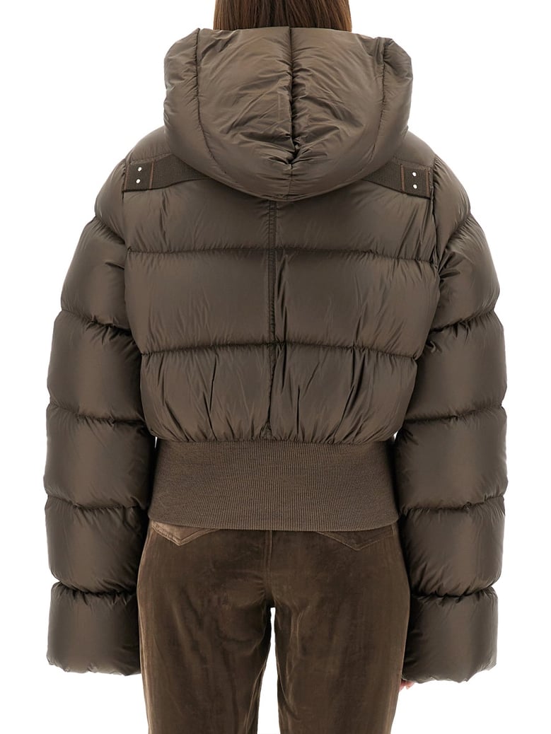 down jacket with hood by Selfnex