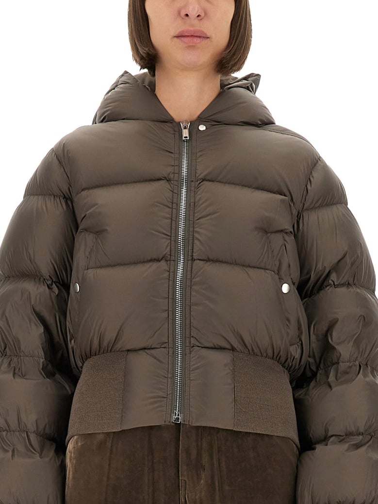 down jacket with hood by Selfnex