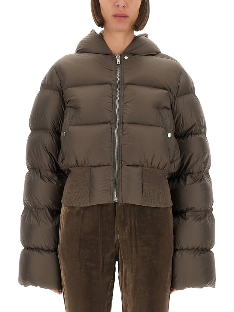 down jacket with hood by Selfnex