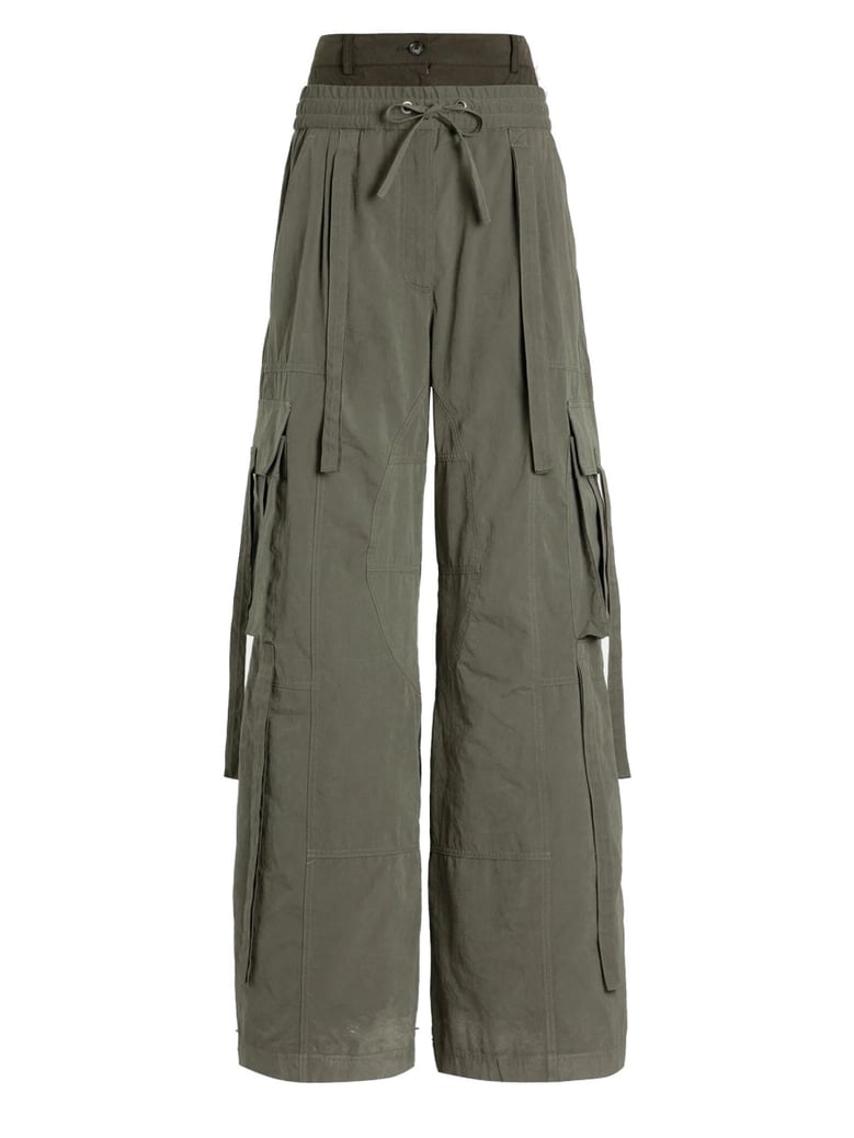 waxed faille pants by Selfnex