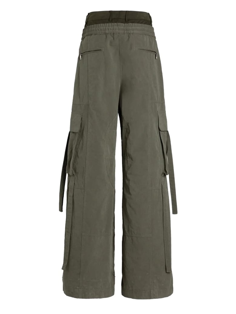 waxed faille pants by Selfnex