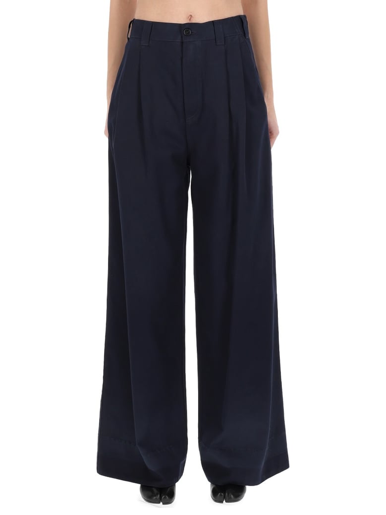 wide leg chino pants by Selfnex