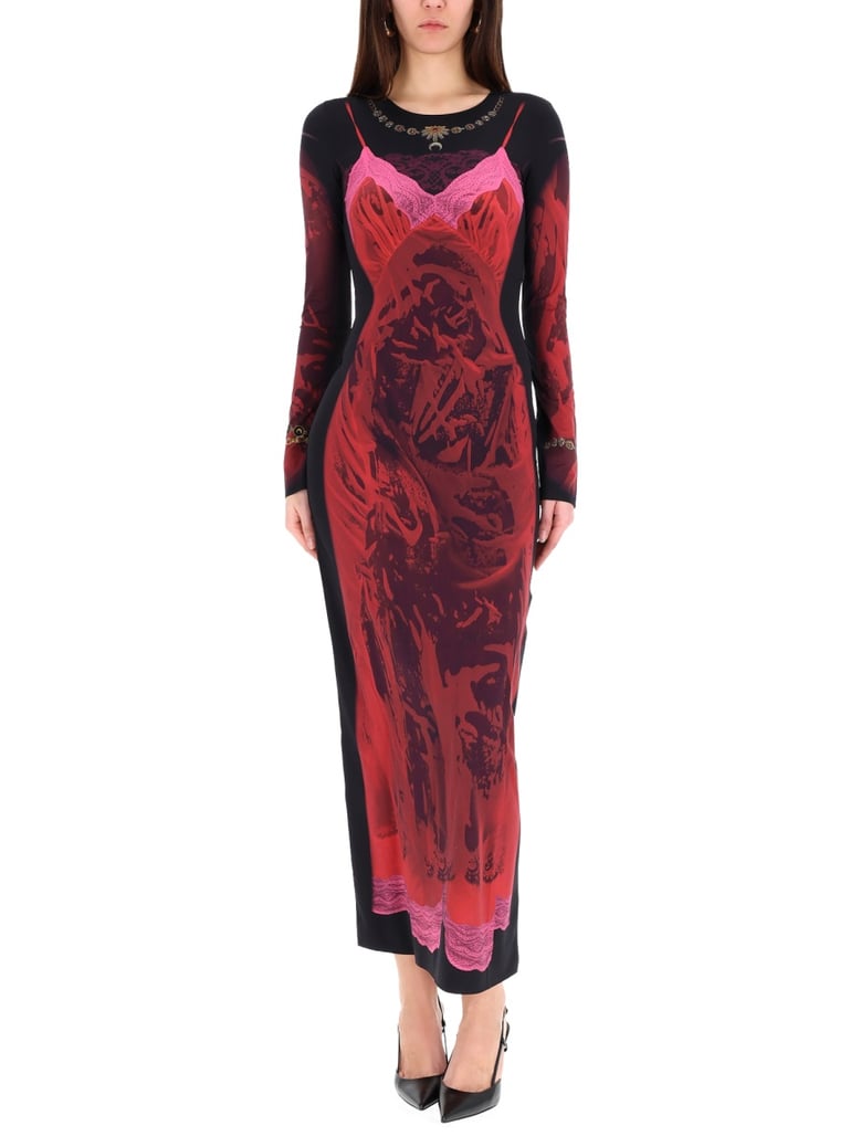 wet nuisette midi dress by Selfnex
