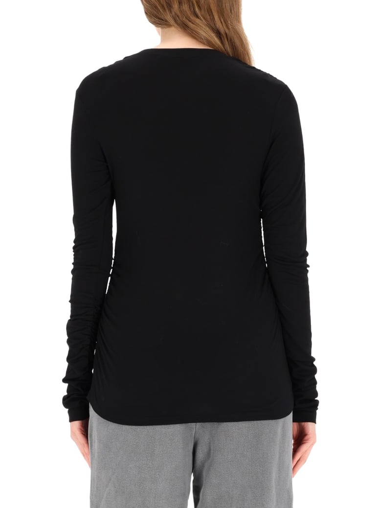 long sleeve t-shirt in black by Selfnex