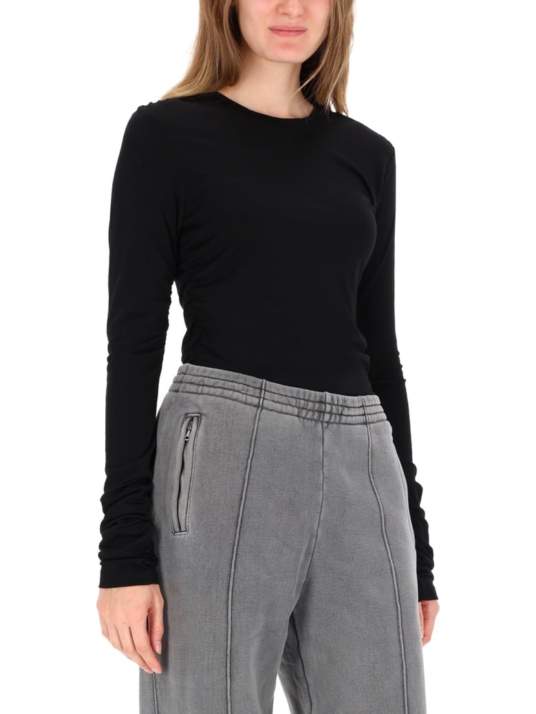 long sleeve t-shirt in black by Selfnex