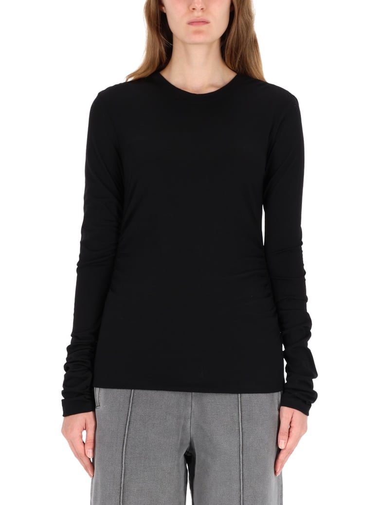 long sleeve t-shirt in black by Selfnex