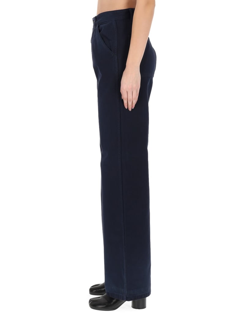 herringbone wide leg pants by Selfnex