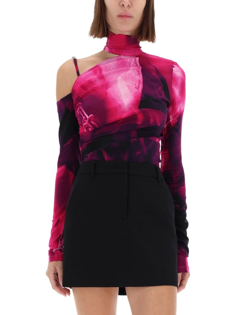 one-shoulder body top by Selfnex