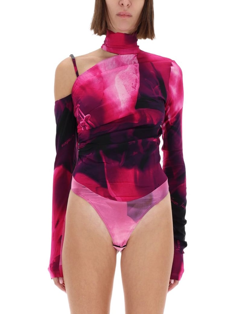 one-shoulder body top by Selfnex