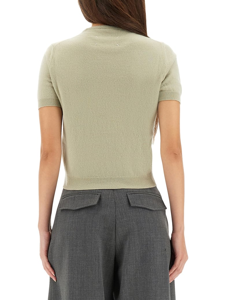 wool crew neck t-shirt by Selfnex