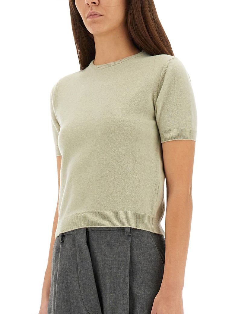 wool crew neck t-shirt by Selfnex