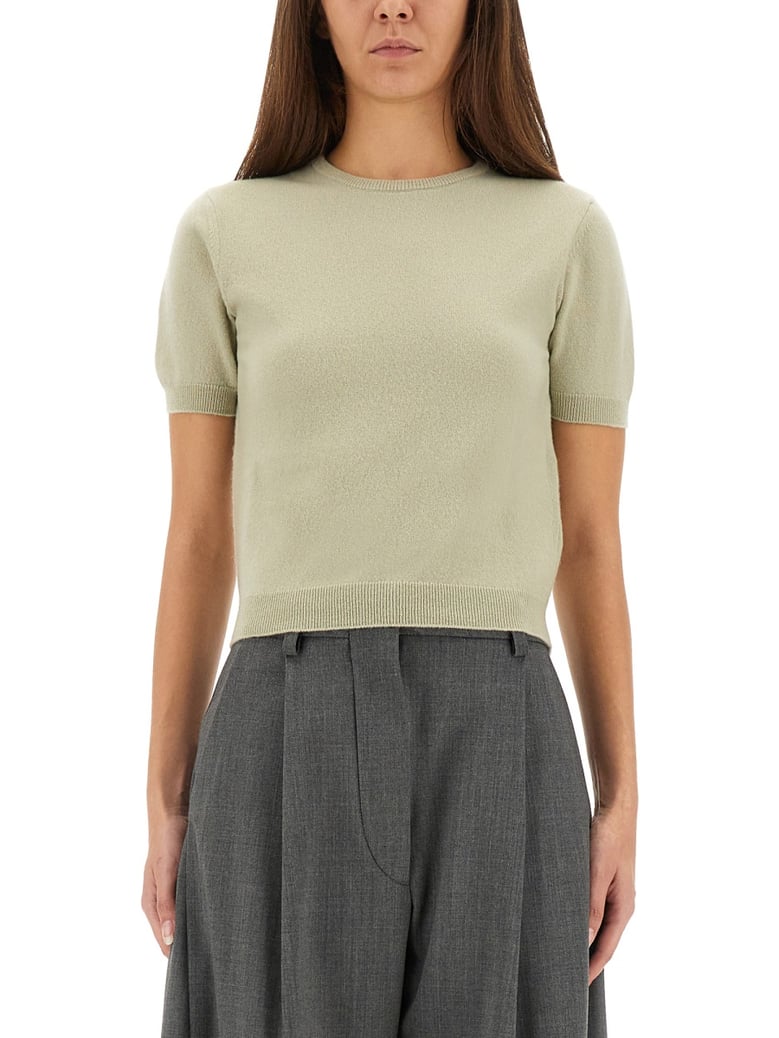 wool crew neck t-shirt by Selfnex