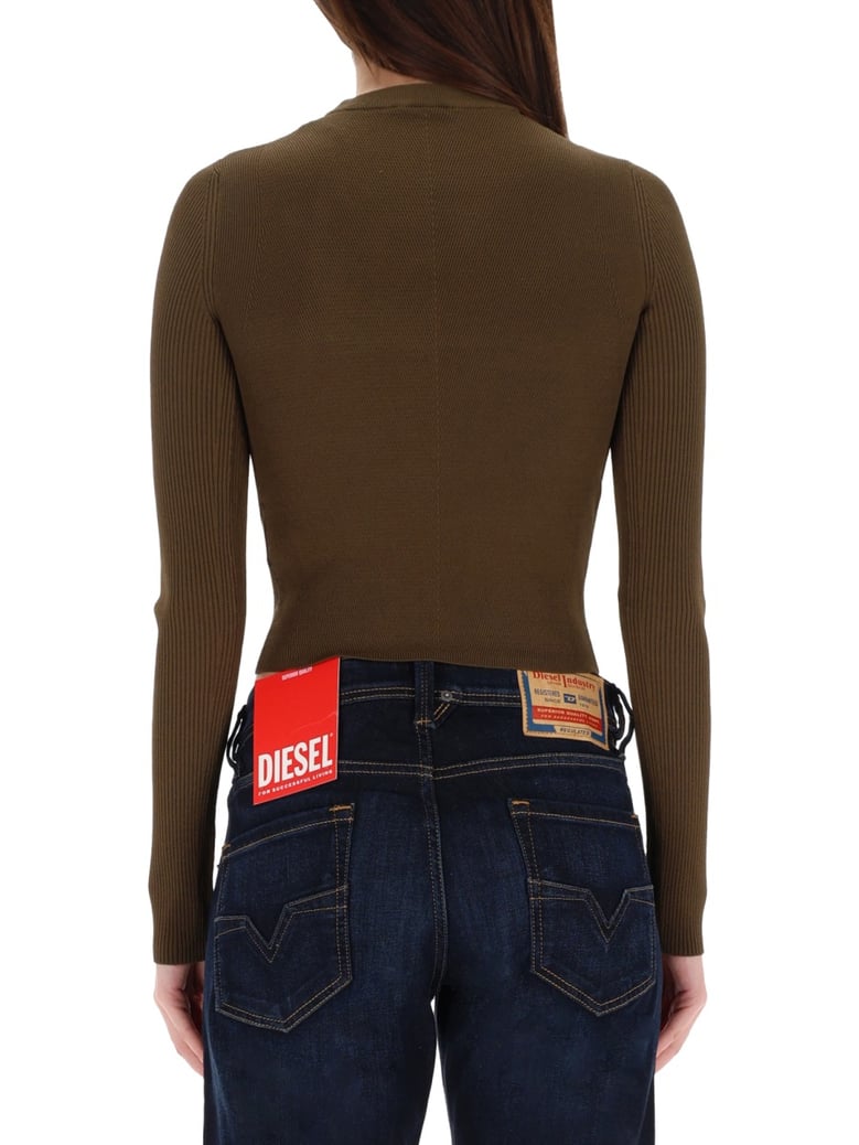 slim fit brown top by Selfnex