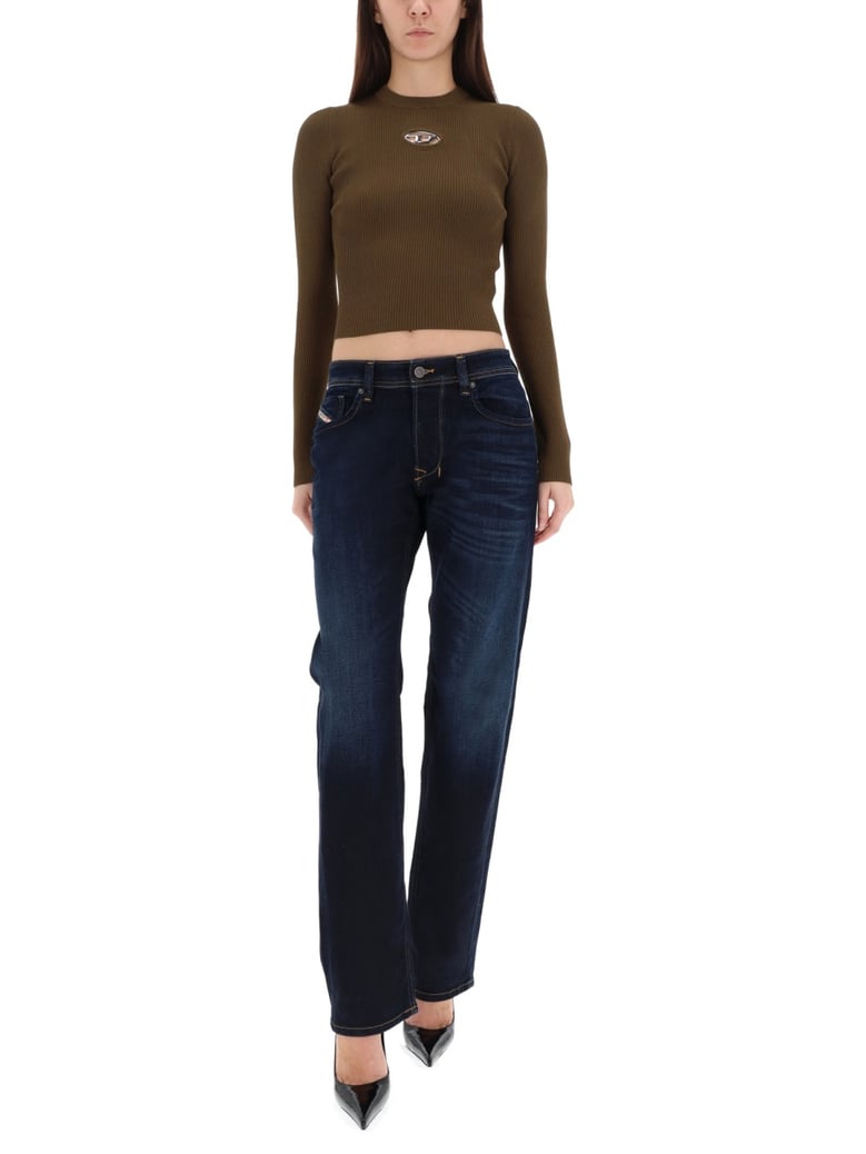 slim fit brown top by Selfnex