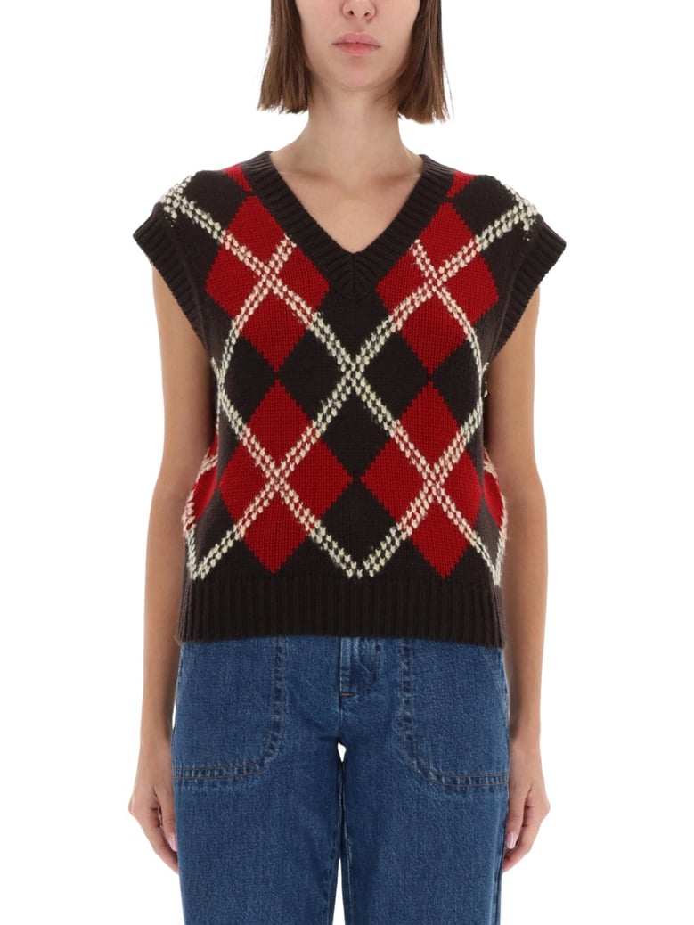 argyle waistcoat by Selfnex