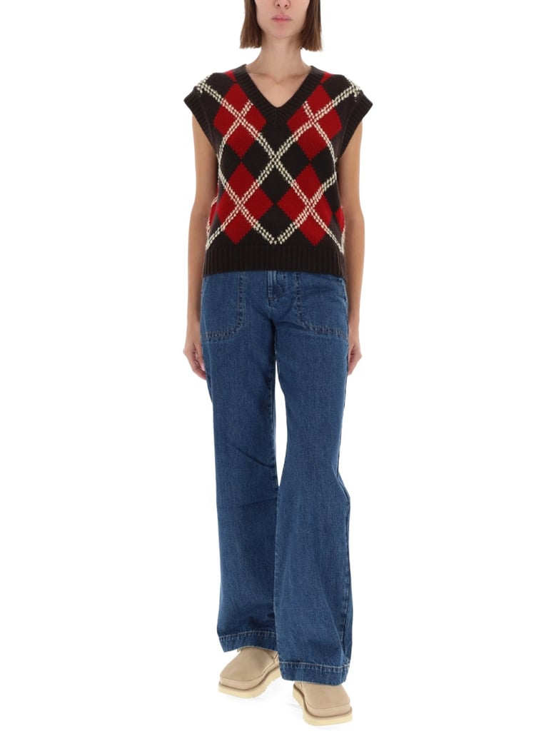 argyle waistcoat by Selfnex