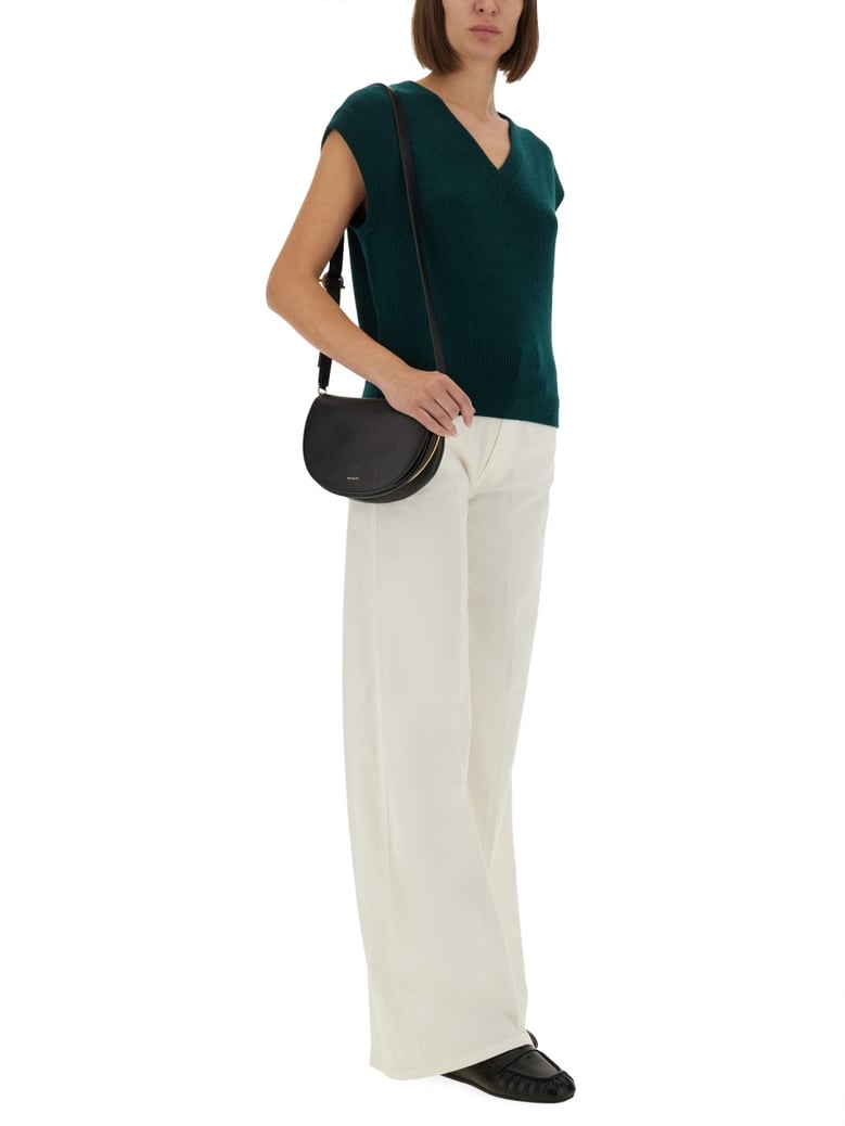 ribbed knit vest by Selfnex