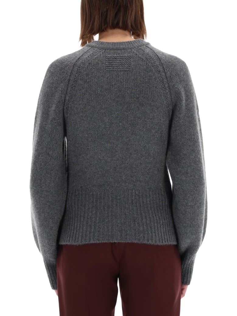 cashmere sculpted cardigan by Selfnex