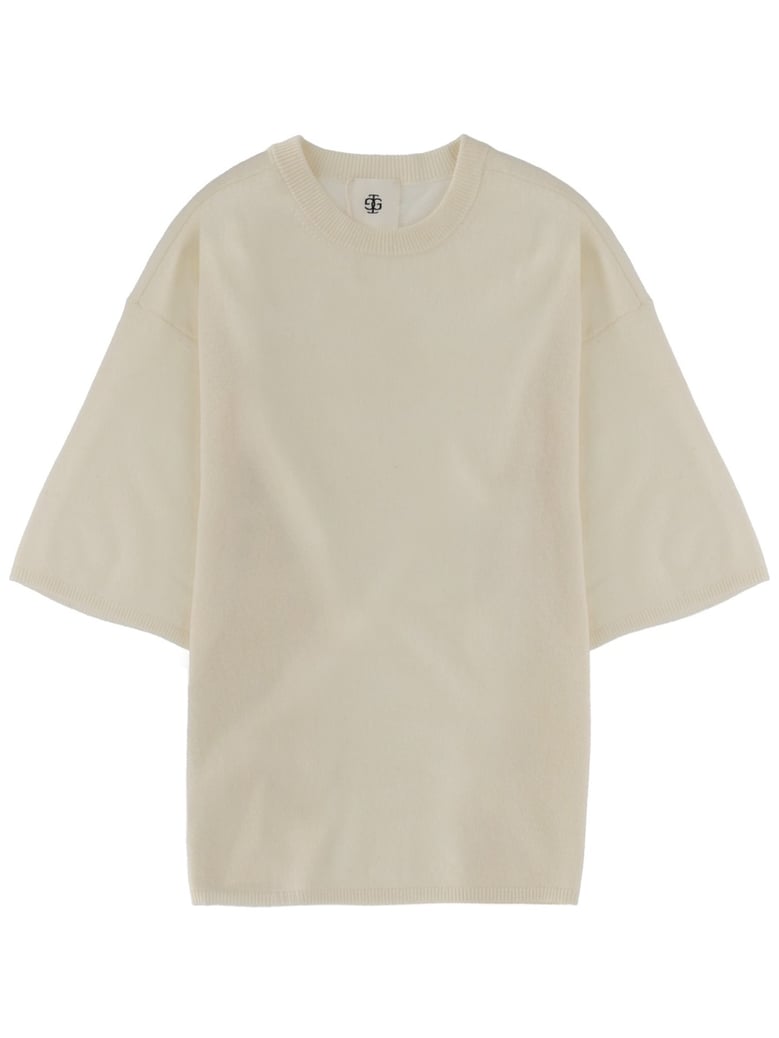 oversize wool cashmere t-shirt by Selfnex