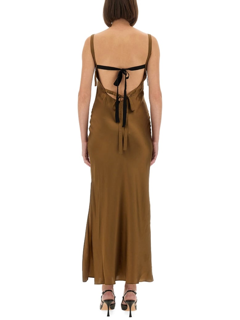 catania silk dress by Selfnex