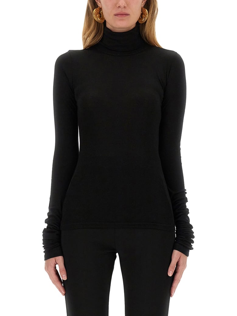 bree long jersey in black by Selfnex