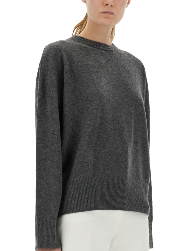 cashmere sweater in charcoal by Selfnex