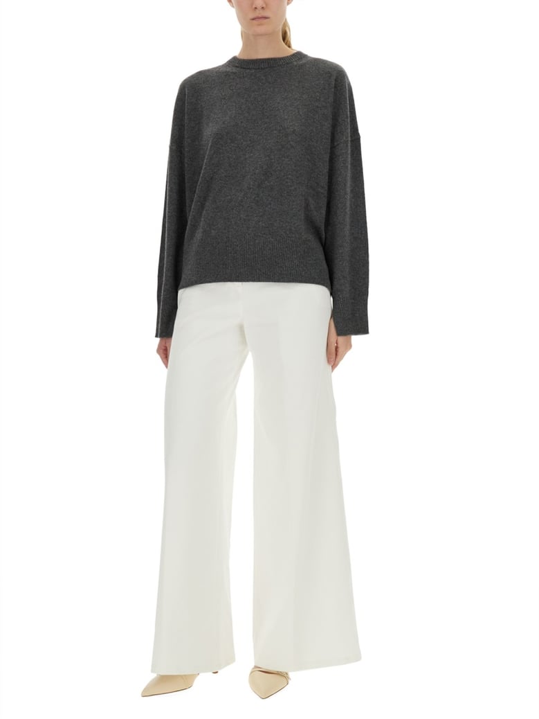cashmere sweater in charcoal by Selfnex