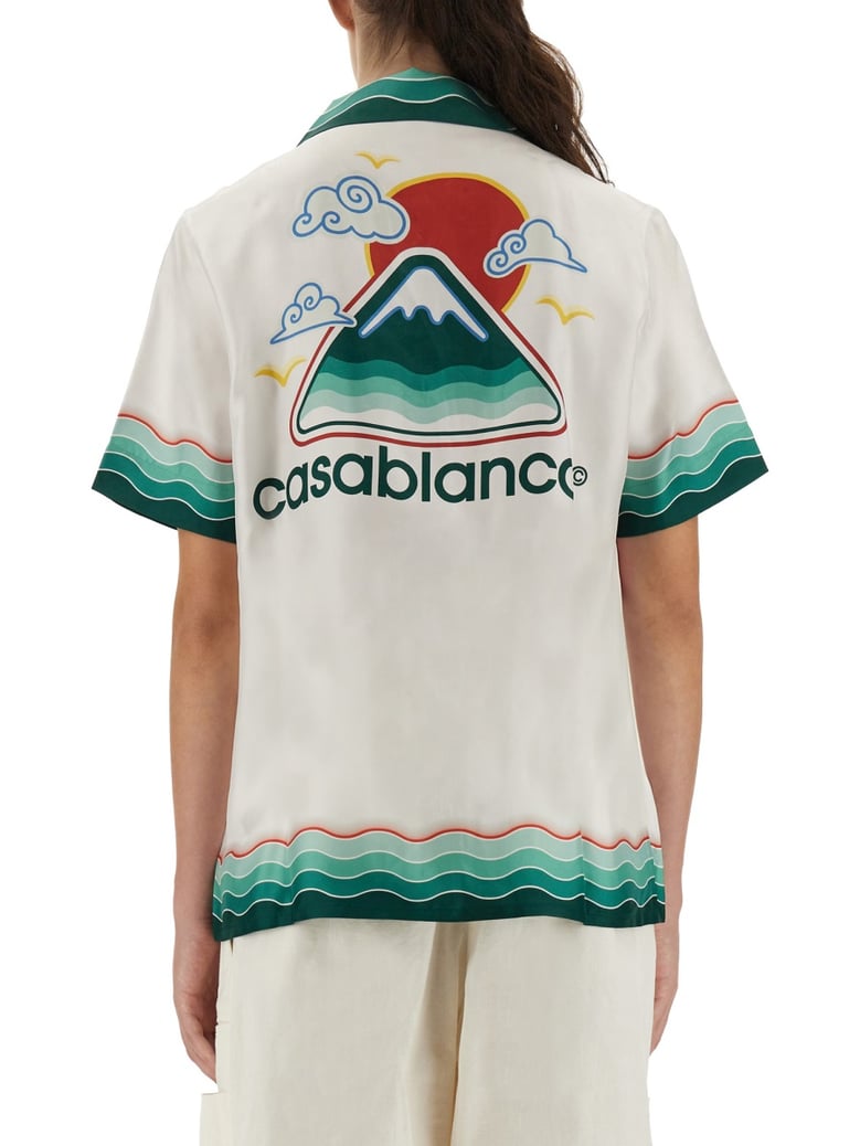 multicolour silk shirt by Selfnex