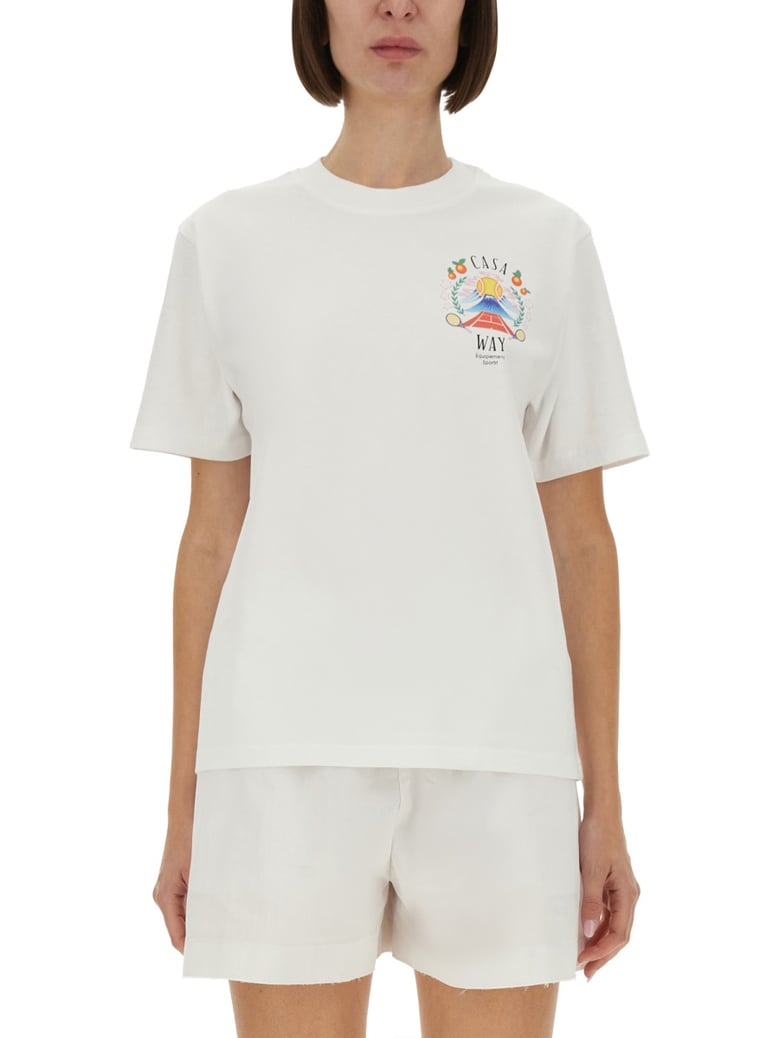 regular fit t-shirt in multicolour by Selfnex