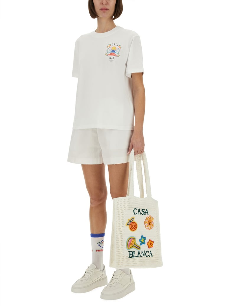 regular fit t-shirt in multicolour by Selfnex