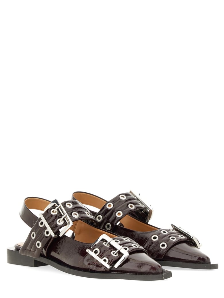 ballet flats with buckle by Selfnex