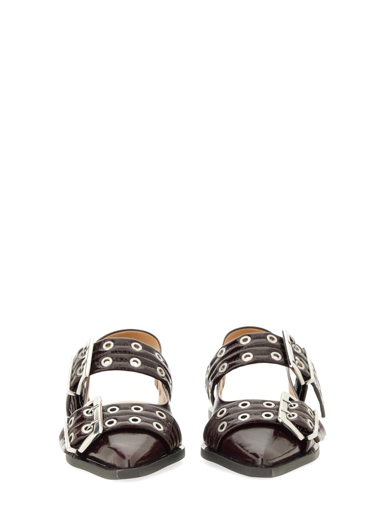 ballet flats with buckle by Selfnex