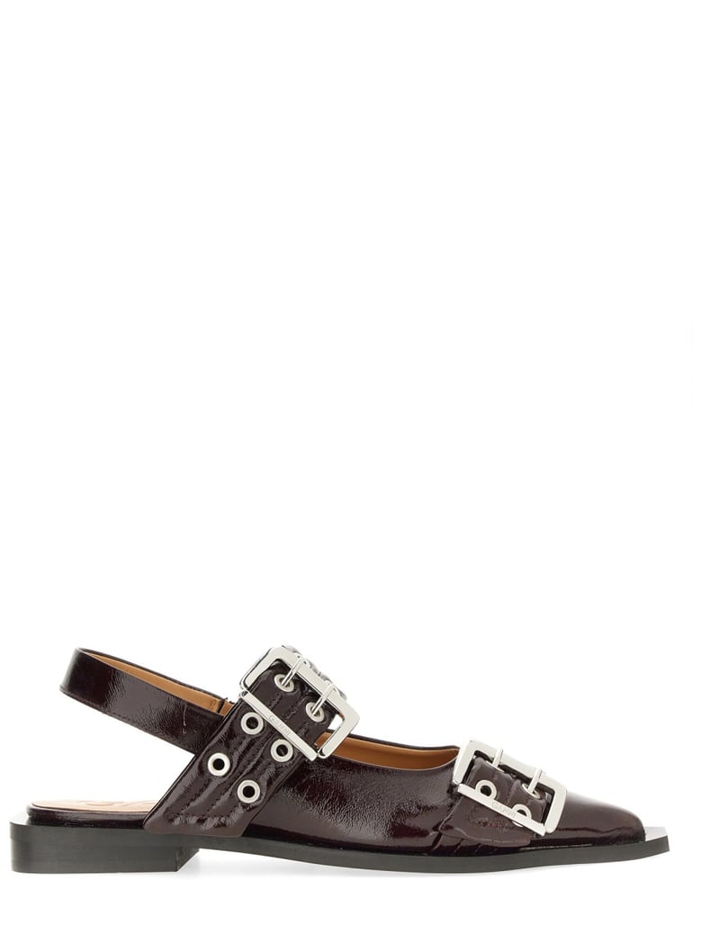 ballet flats with buckle by Selfnex