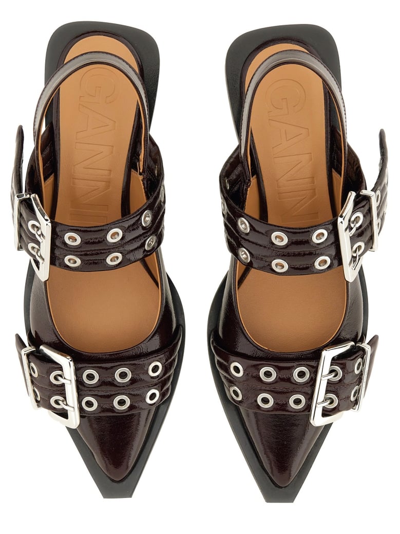ballet flats with buckle by Selfnex