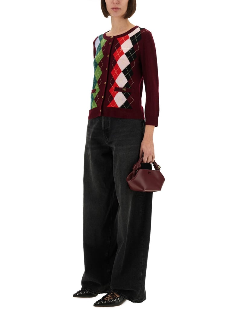 jacquard cashmere cardigan by Selfnex