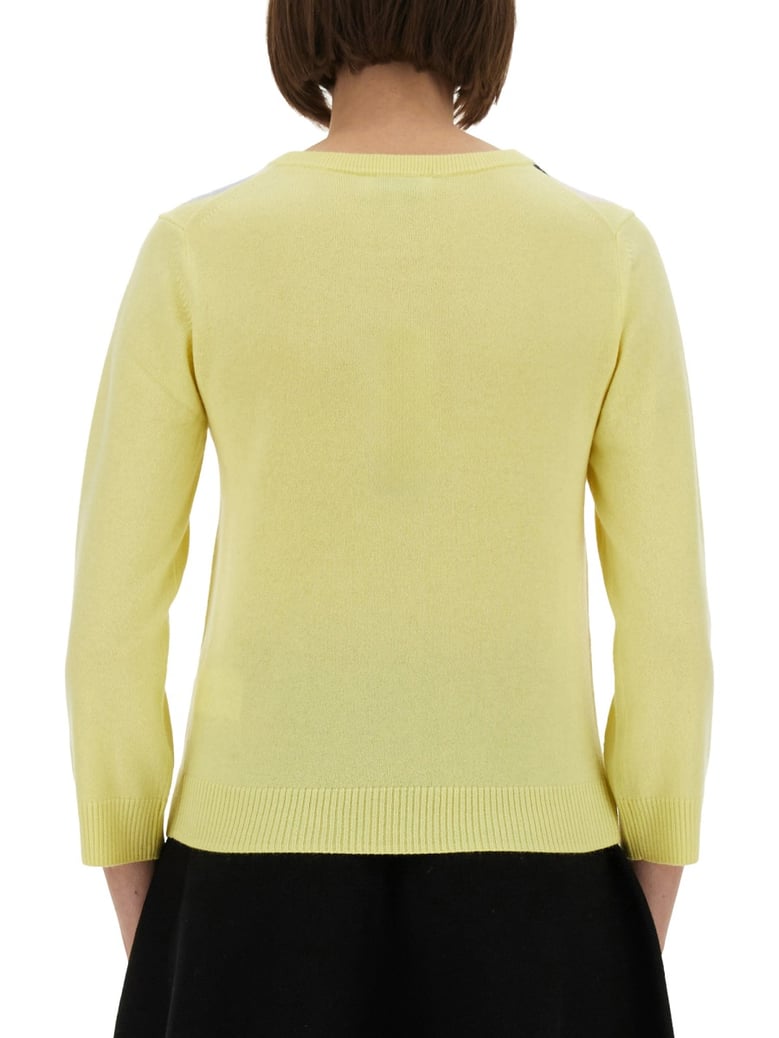 jacquard cashmere cardigan by Selfnex