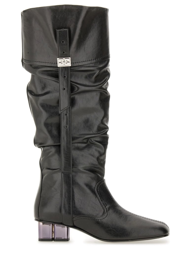 slouchy boot butterfly by Selfnex