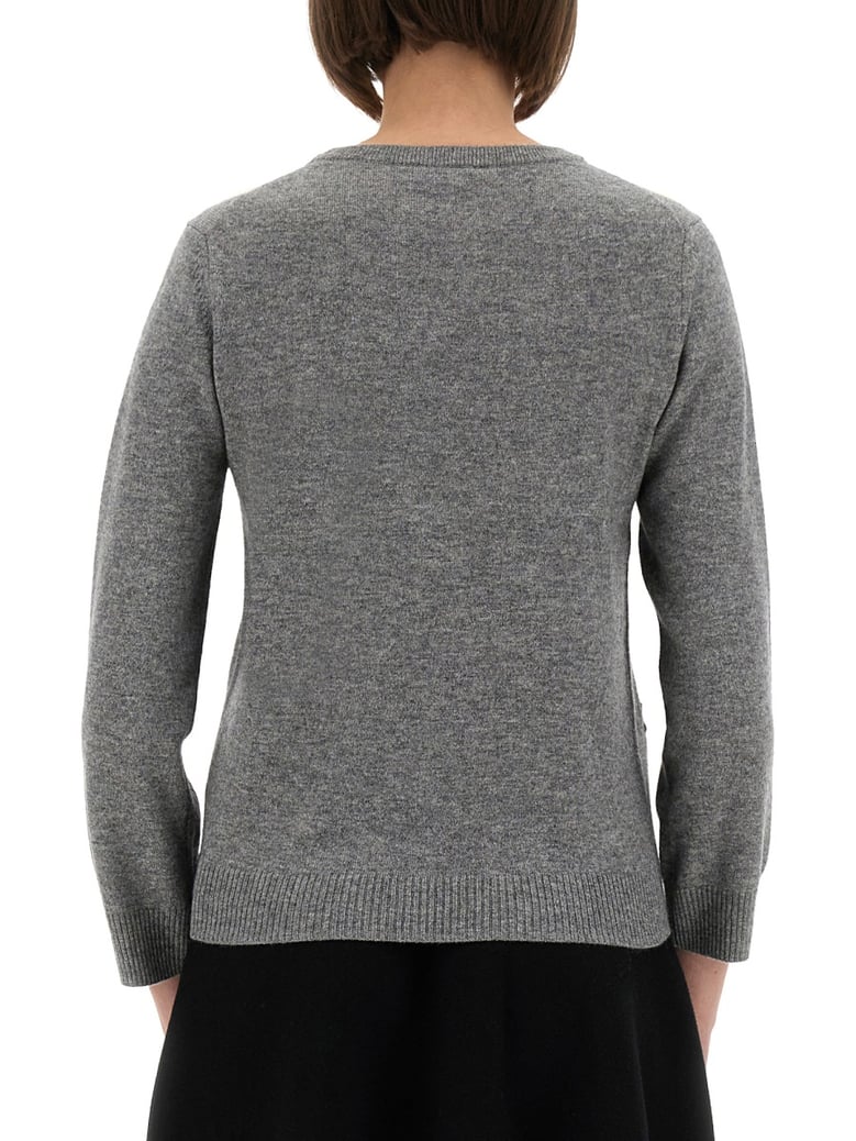 jacquard cashmere cardigan by Selfnex