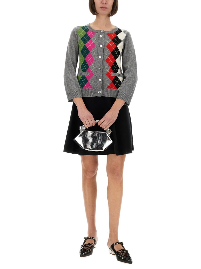 jacquard cashmere cardigan by Selfnex