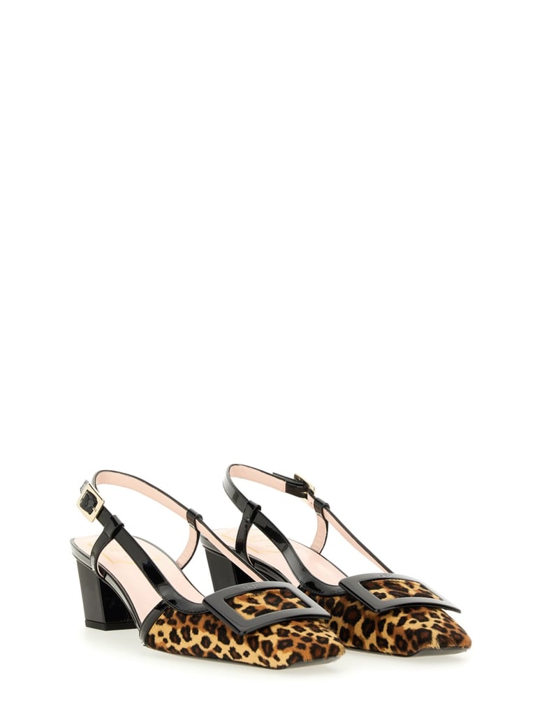 belle vivier slingback pumps by Selfnex