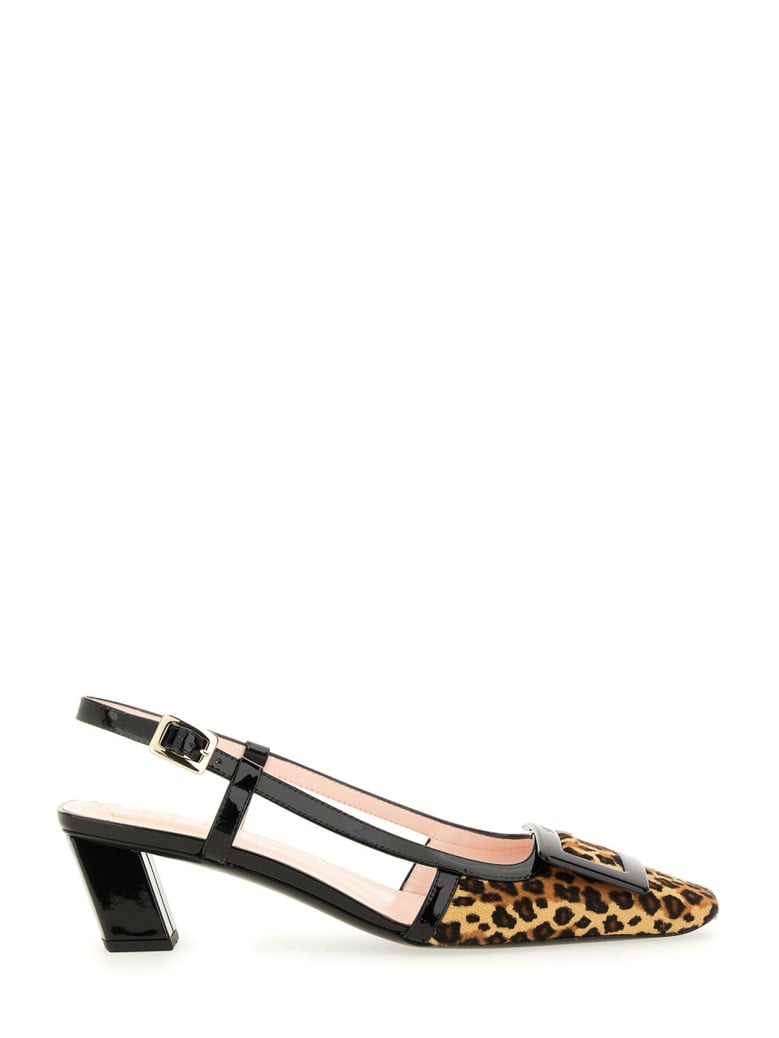 belle vivier slingback pumps by Selfnex