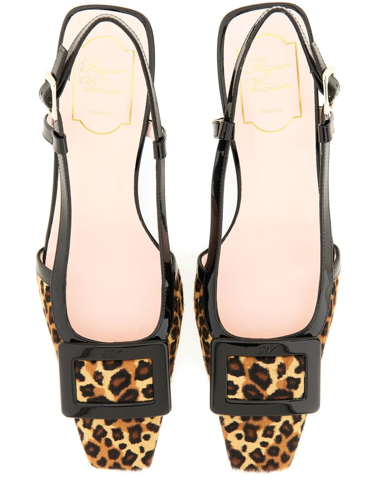 belle vivier slingback pumps by Selfnex