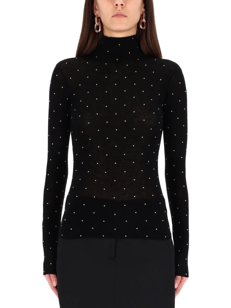 mesh jumper with studs by Selfnex
