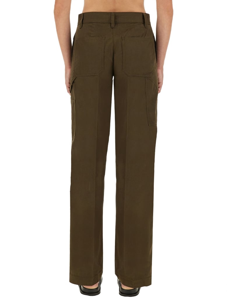 cargo pants in green cotton by Selfnex
